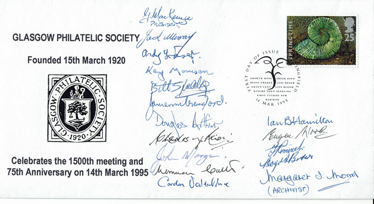 1500th Meeting Signed Cover