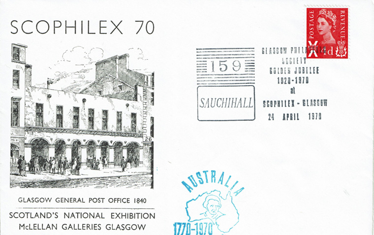 Scophilex 1970 Australia Cachet